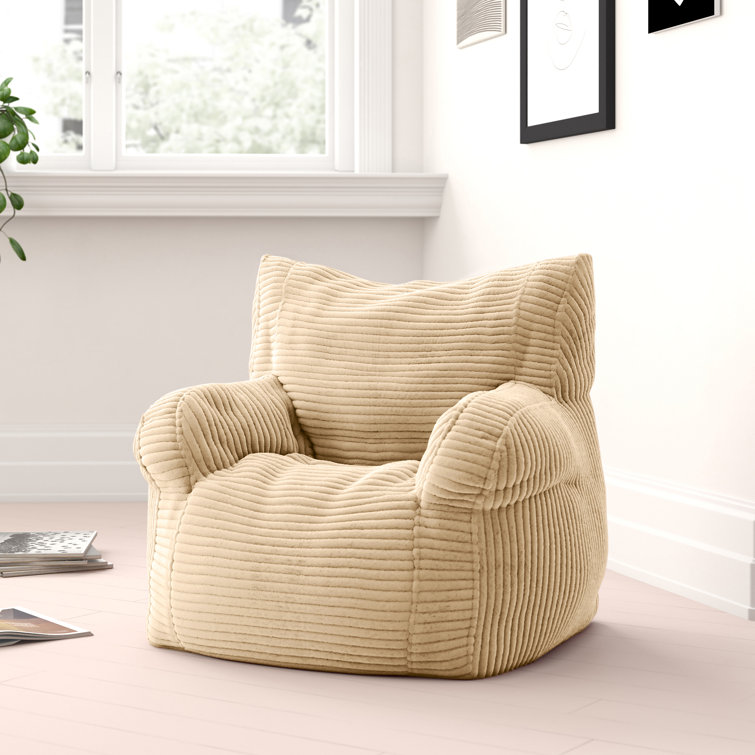 Zipcode Design™ Small Velvet Bean Bag Chair & Lounger & Reviews Wayfair